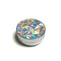 15g Customized Diamond Cover LED Light BB Cushion Case CC Cream Cushion Foundation Case with Mirror and Light